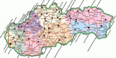 Eslovàquia atraccions turístiques mapa
